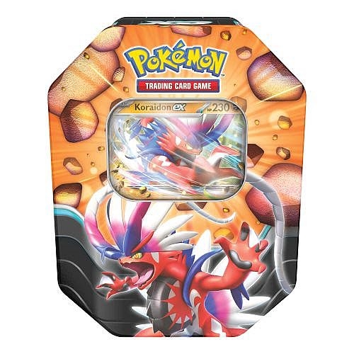 Pokemon TCG - Koraidon EX Tin - Slashing Legends Collectors Tin